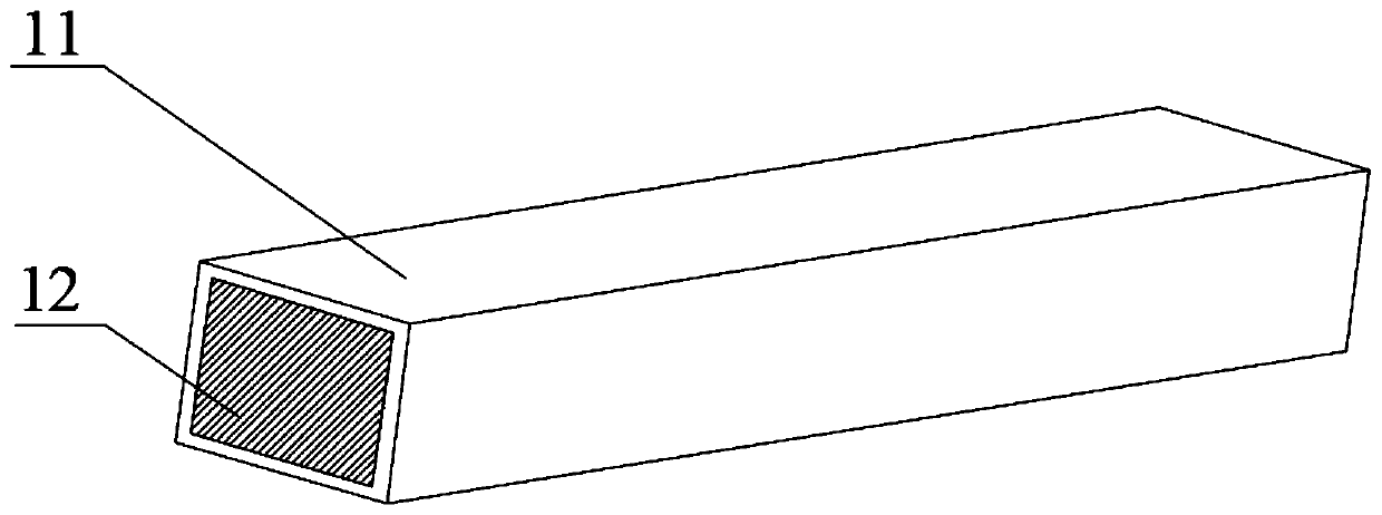 Preparation method of aluminum alloy casting with cavity filled with foamed aluminum