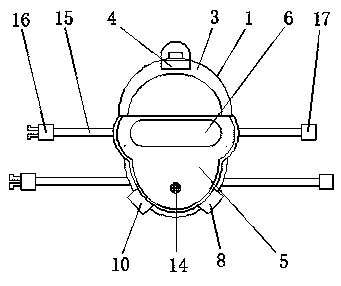 Safety helmet with protective mask for mining