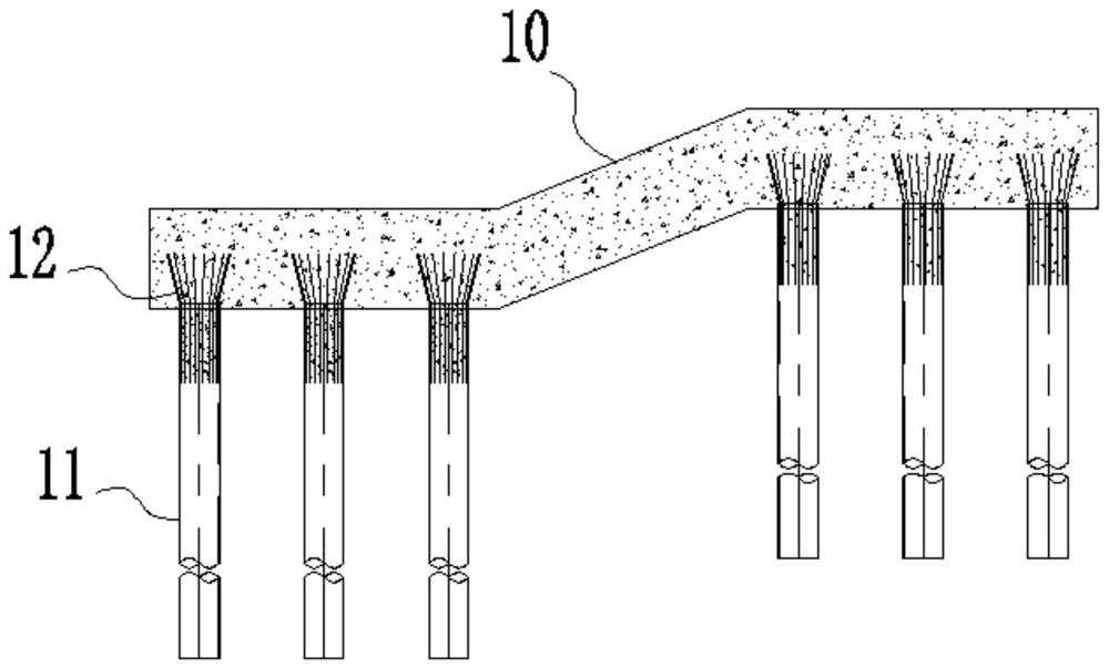 Counter-force support structure for longitudinal dragging construction of steel beam and using method thereof