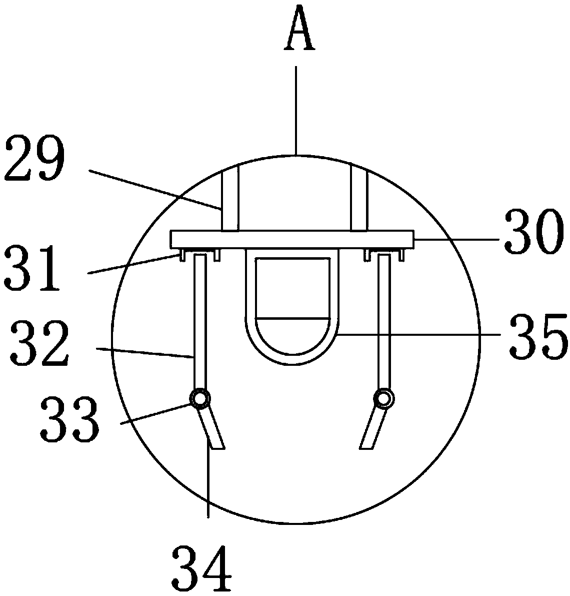 Optical experiment display device for physical teaching