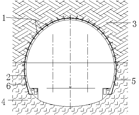 Preliminary bracing construction method for tunnel with surrounding rocks containing collapsible loess and soft rocks