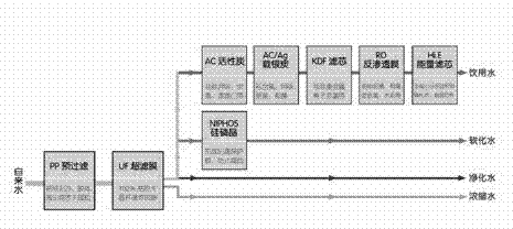 Whole house dual water supply system and device