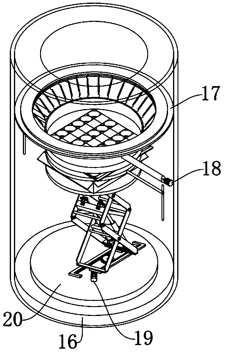 Knapsack type walking high-legged vehicle for roxburgh rose picking