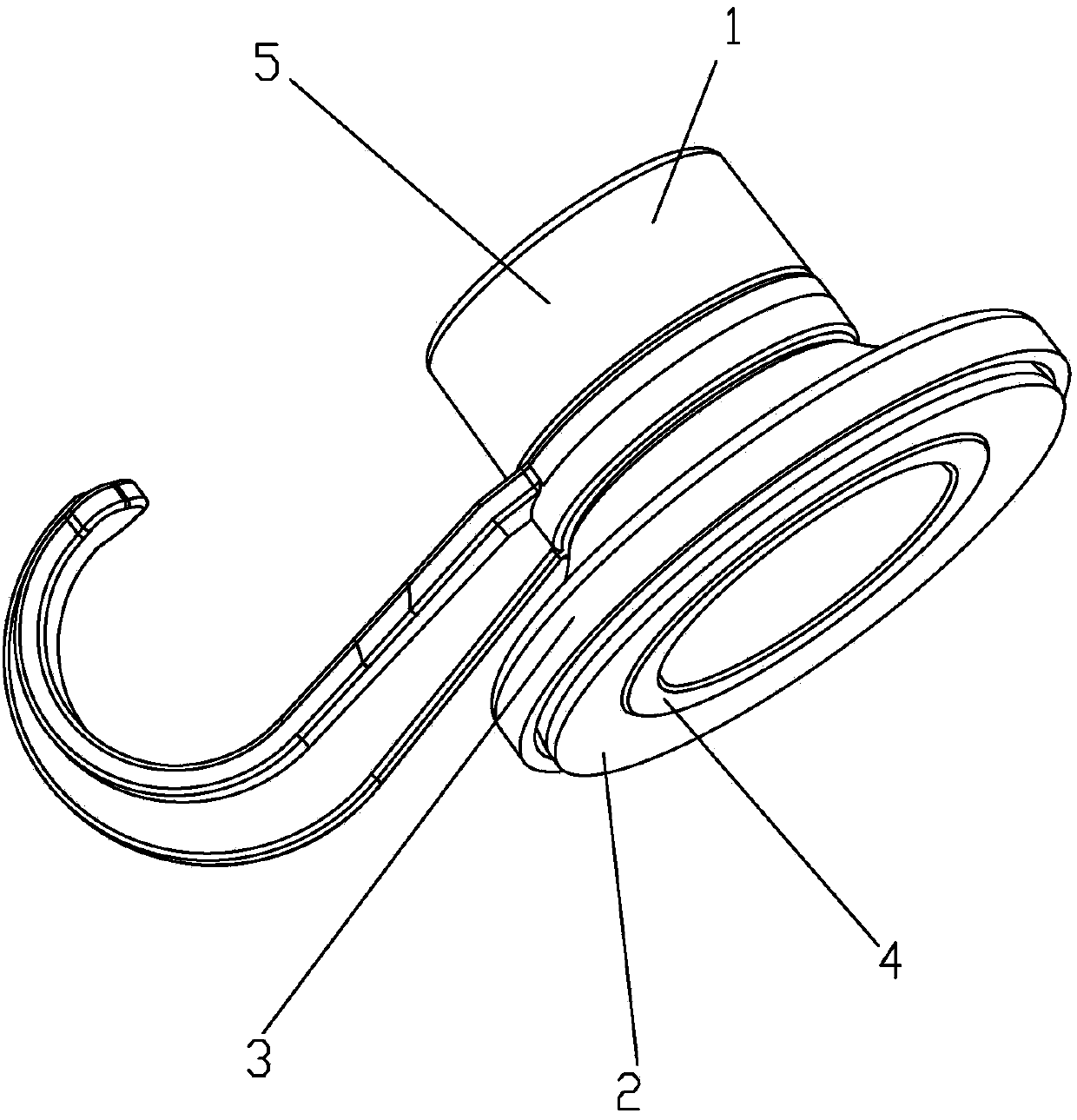 Sucker with sealing element