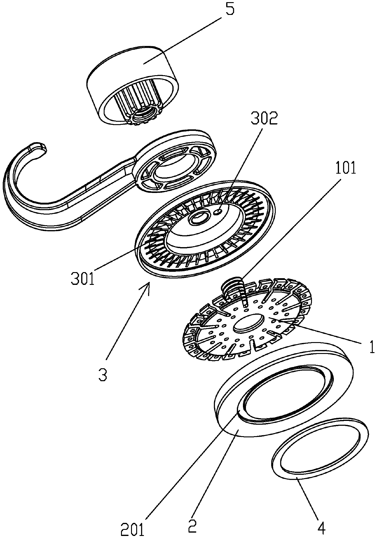 Sucker with sealing element