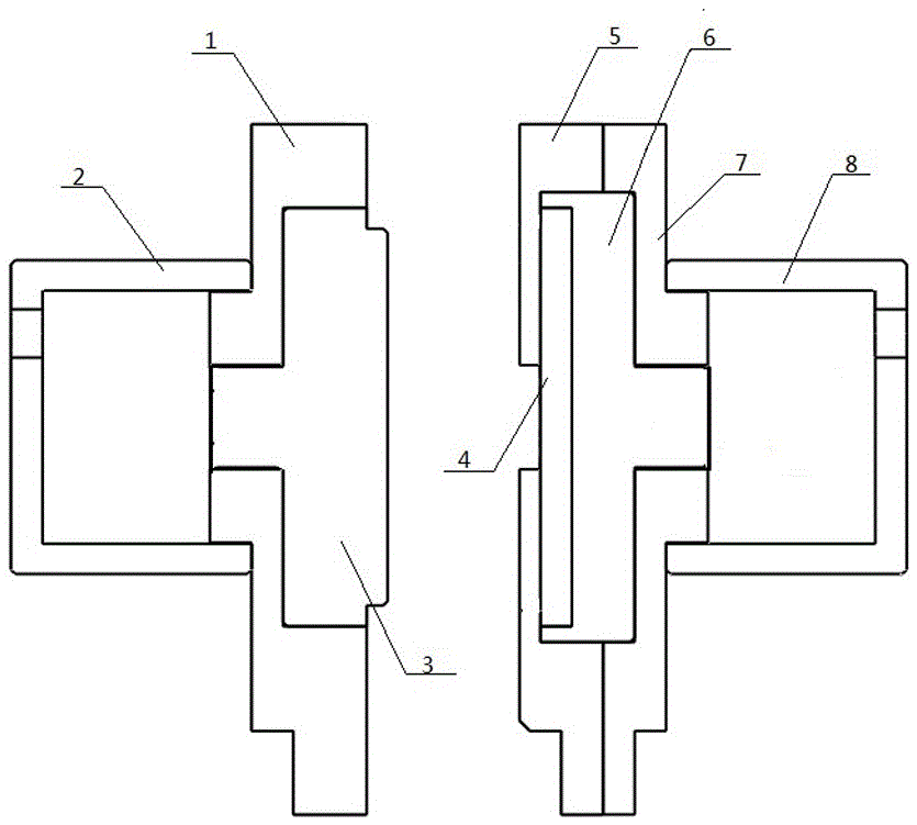 A radio frequency glow discharge ionization device