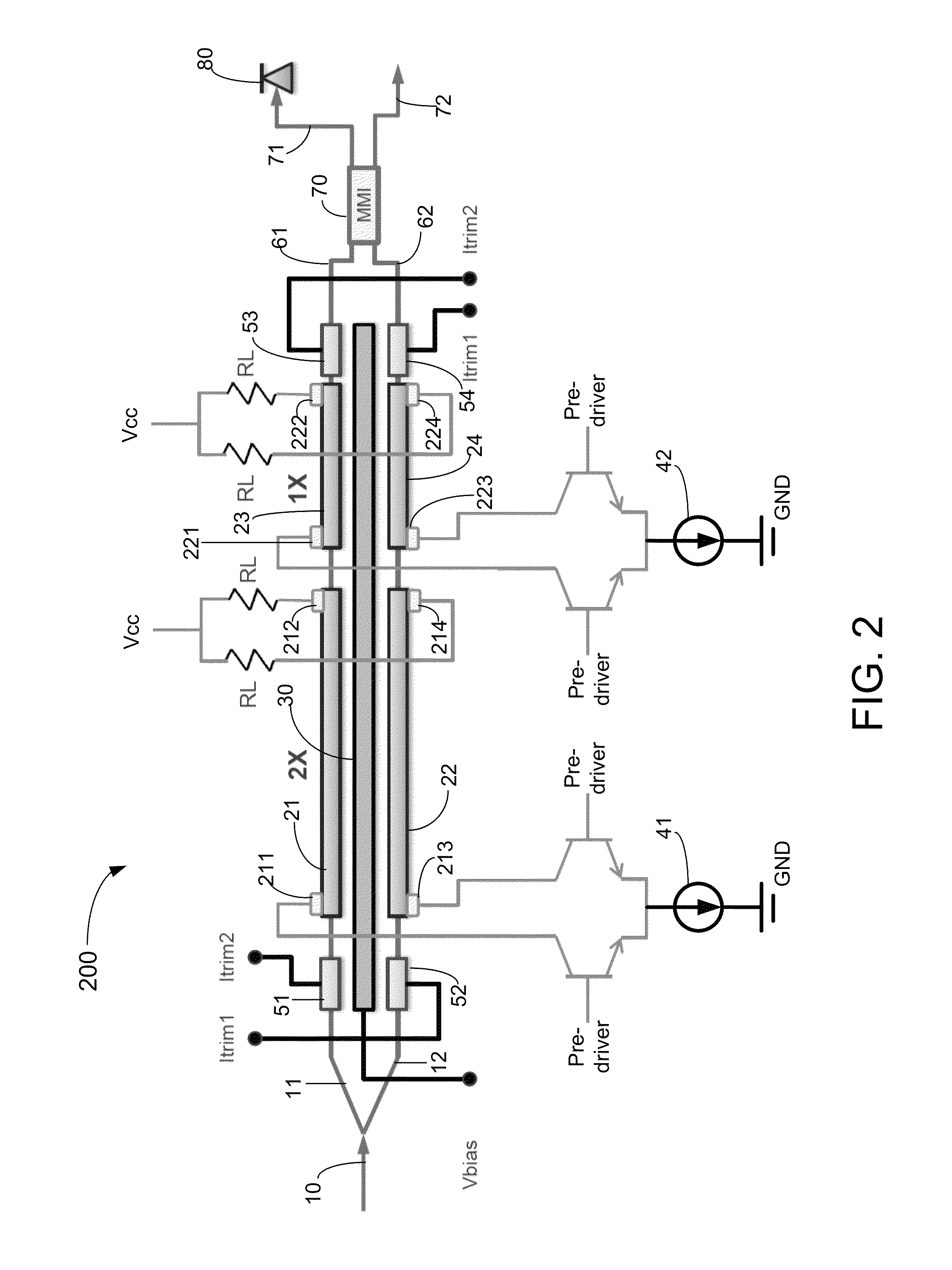 MZM linear driver for silicon photonics