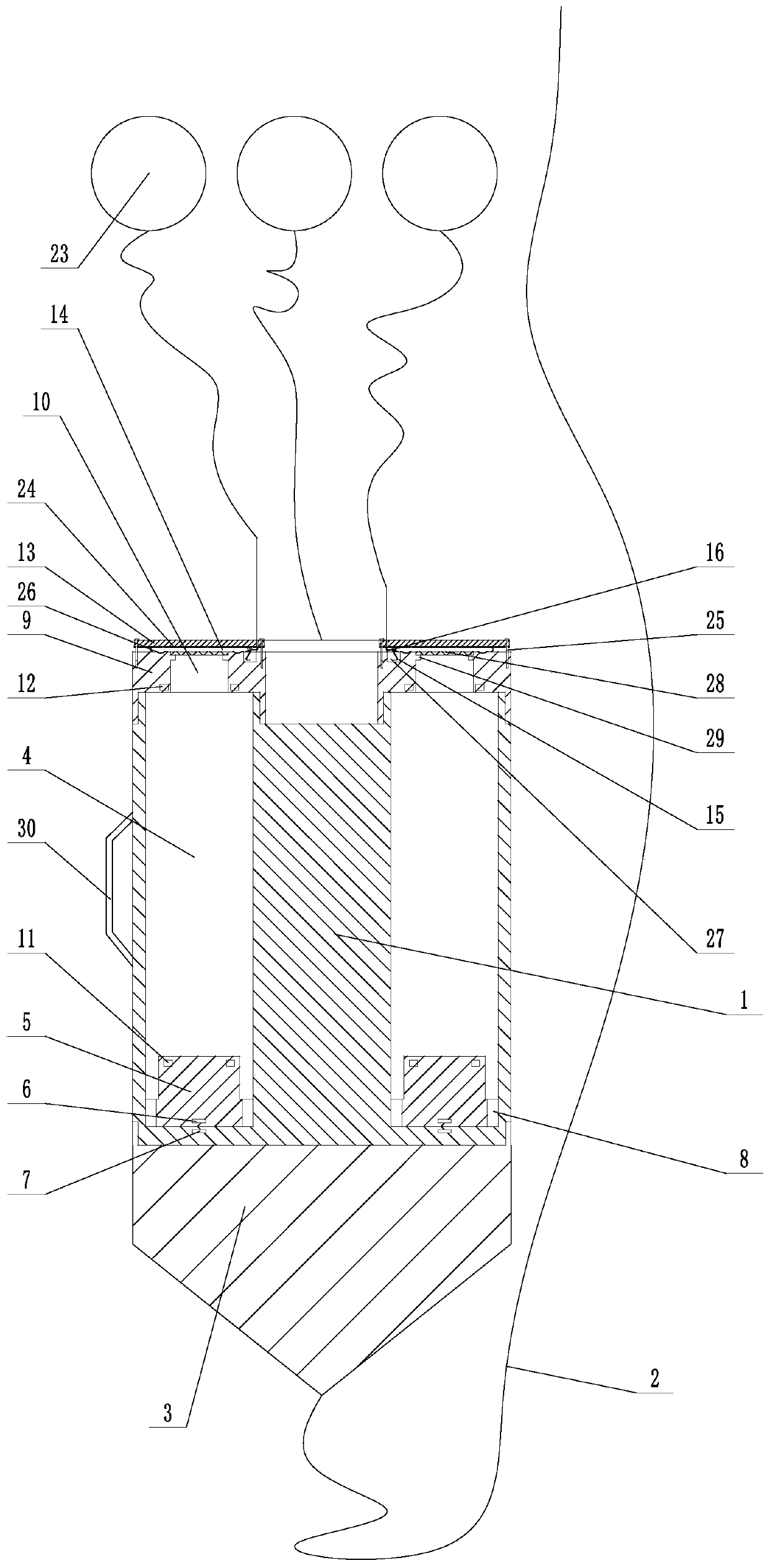 Environmental monitoring water sample collection and storage device and method