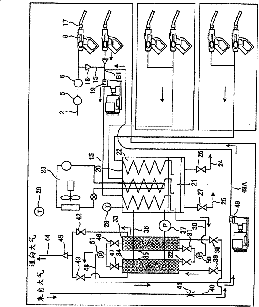 Vapor recovery device