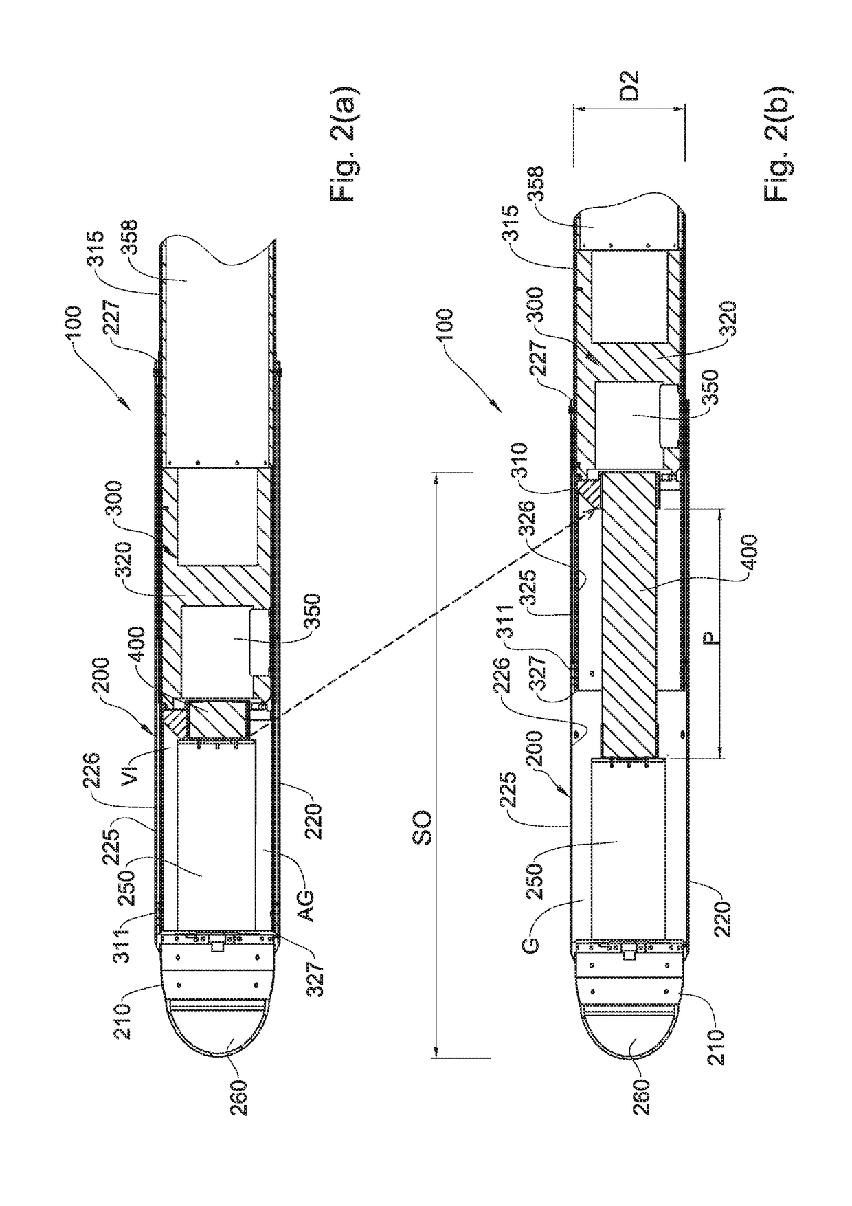 Projectile, and warhead assembly and deployment system therfor