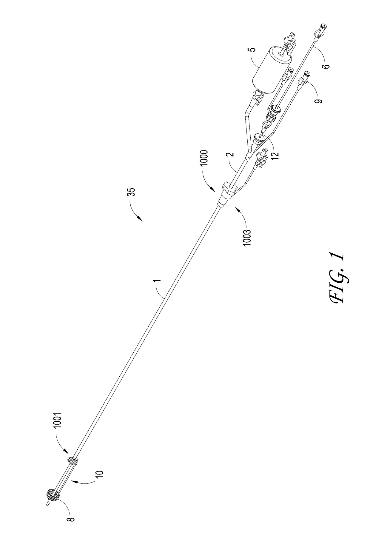 Axial lengthening thrombus capture system