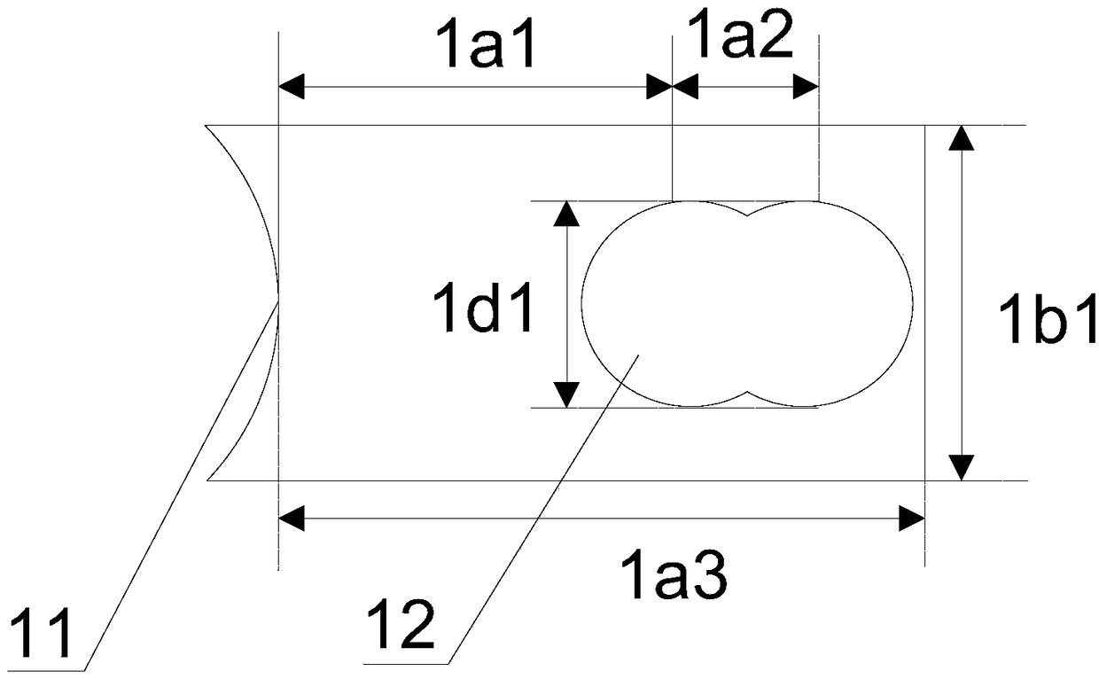 Measuring device and method for implantation site in dental implantation