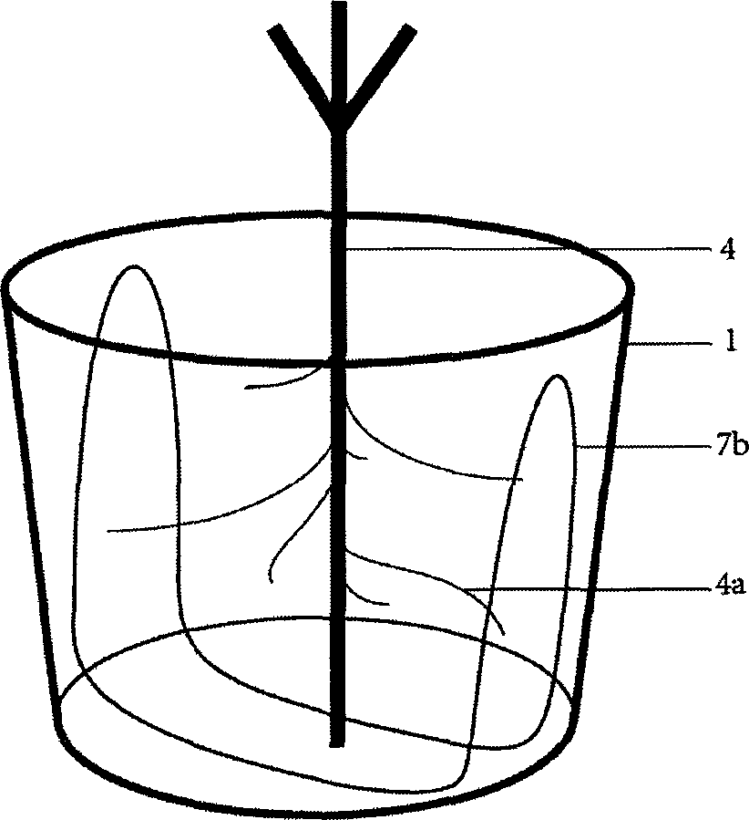 A material easy for lifting seedlings from flowerpots and planting and seedling lifting methods