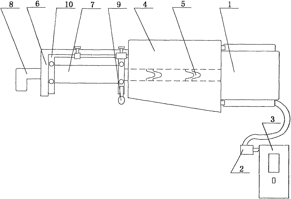 Electronic elastic cord feeding device for sewing machine