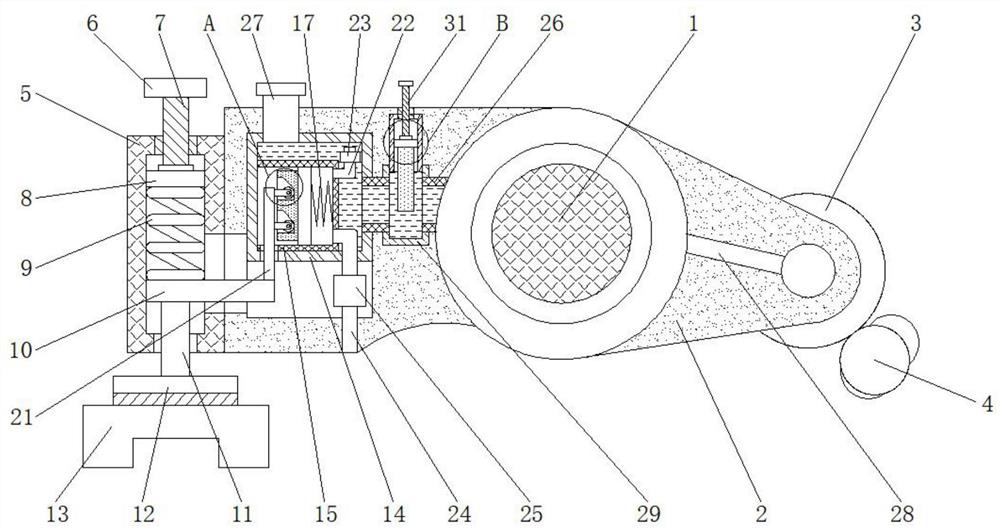 A brake rocker arm and its control method