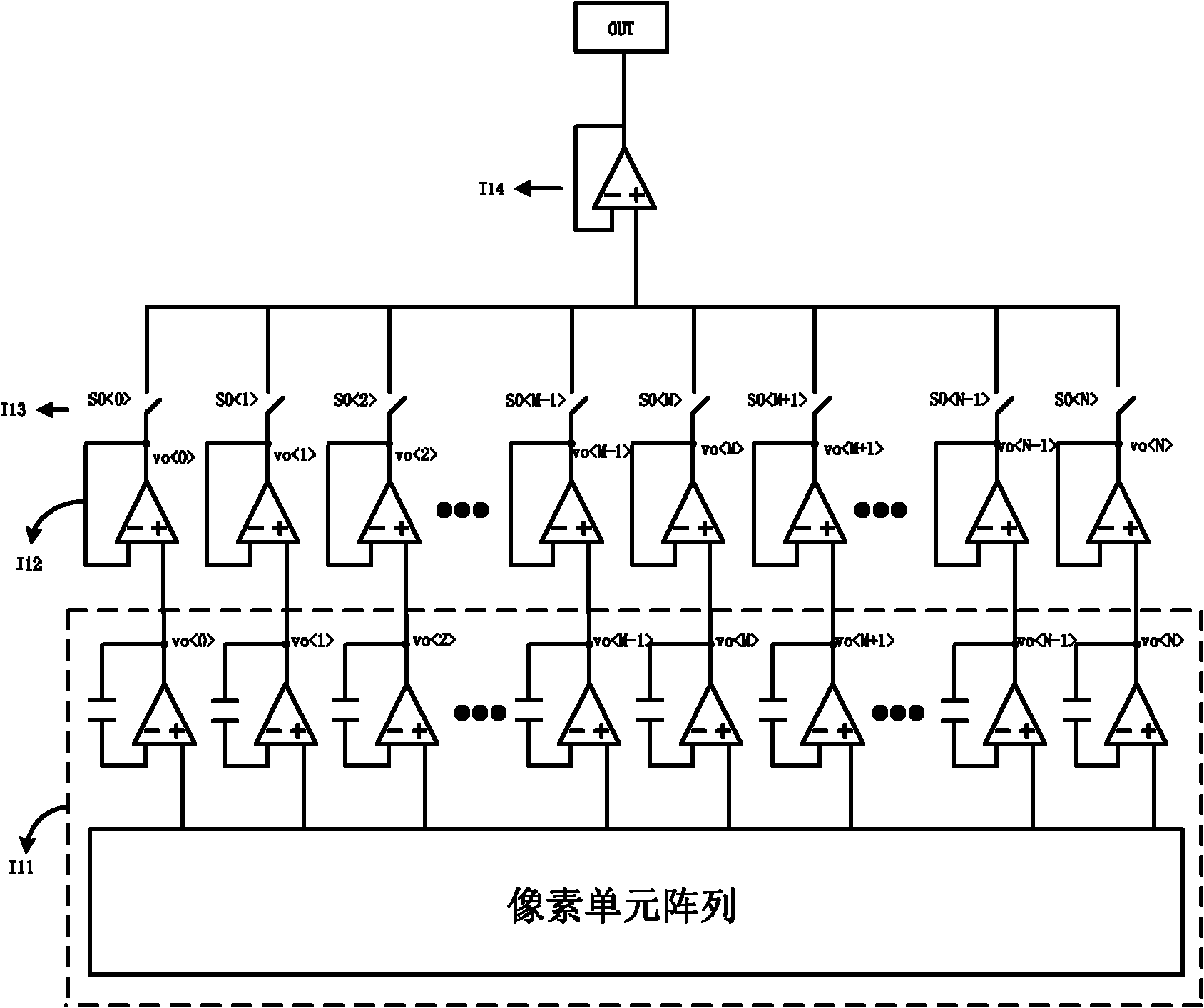 IRFPA (Infrared Focal Plane Array) and read-out circuit thereof