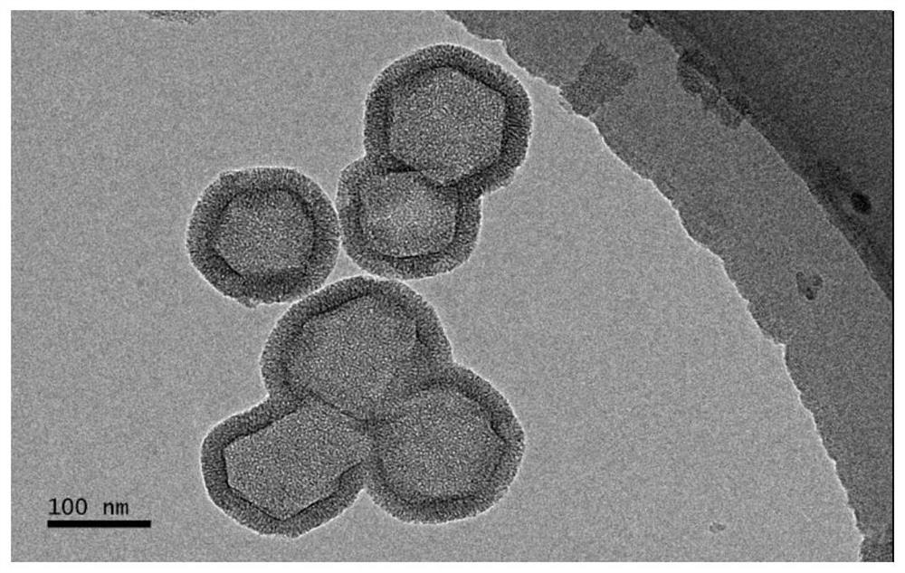 Hollow mesoporous silica composite nano-container with acid-base dual response, self-repairing anti-corrosion coating and preparation method thereof