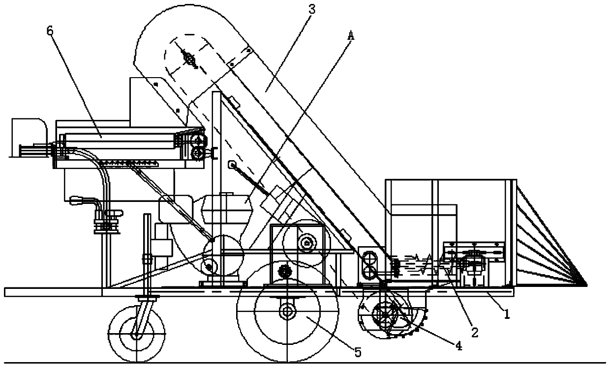 corn harvester