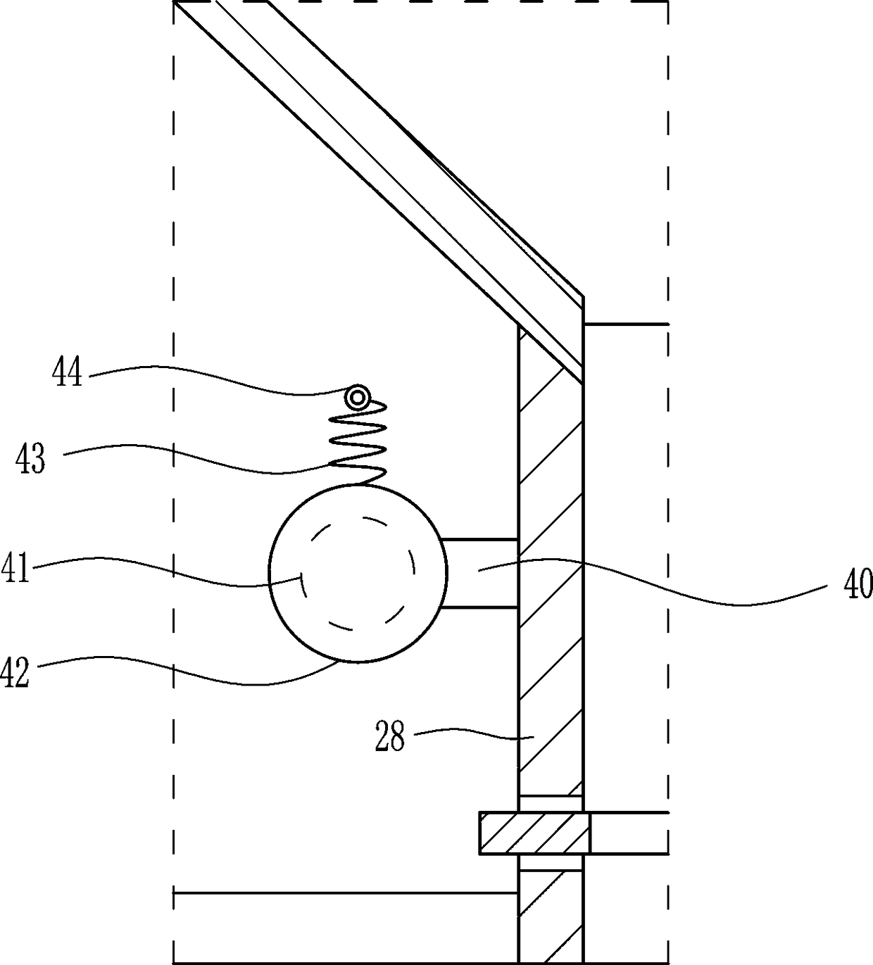 Quick gravel screening device for construction site