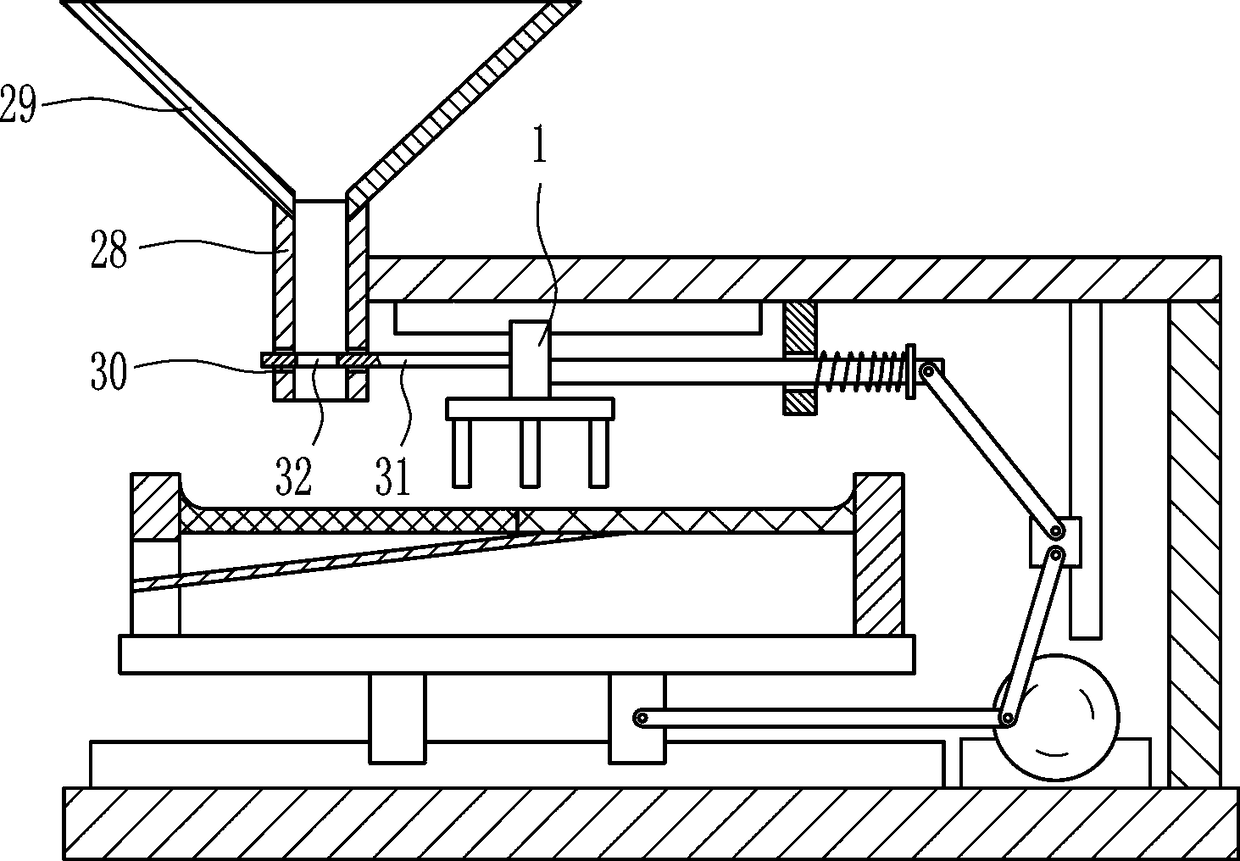 Quick gravel screening device for construction site