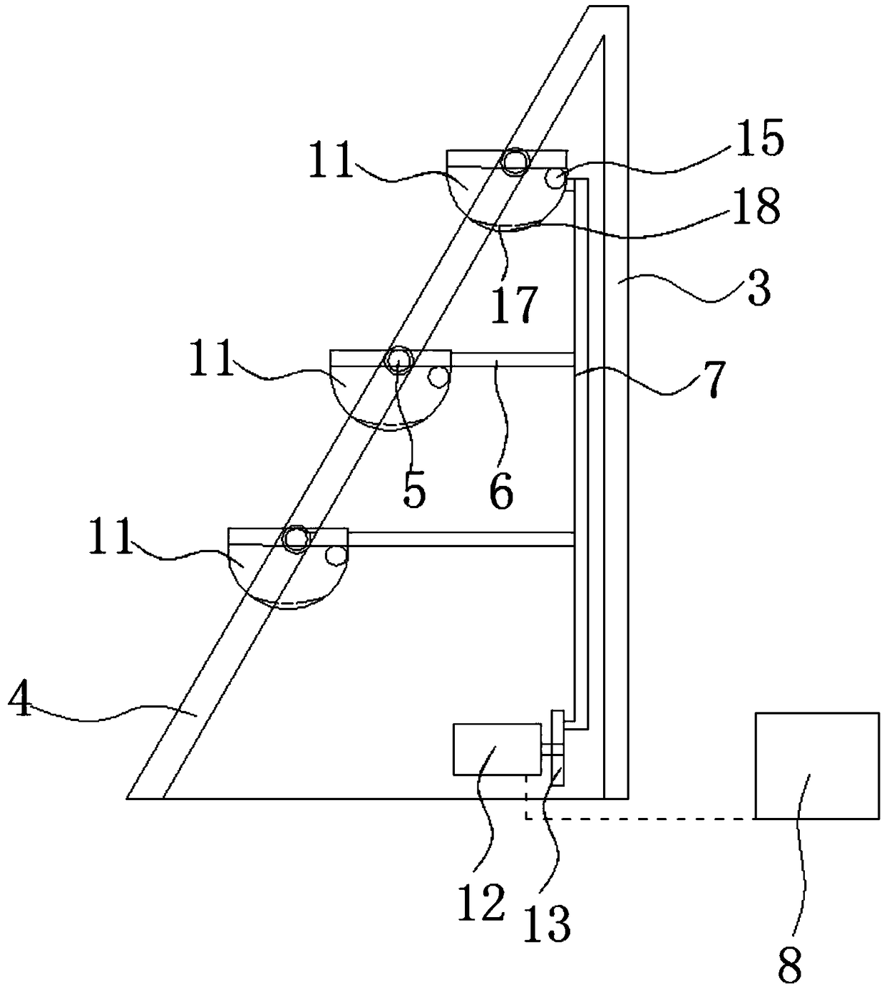 Strawberry elevated cultivation device