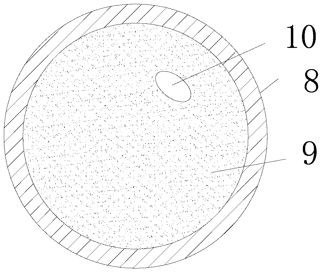 Intracranial pressure monitoring instrument based on ultrasonic wave acoustoelastic effect