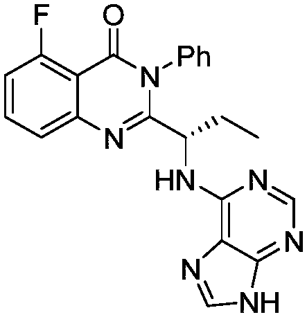 Preparation method of amorphous substance of idelalisib