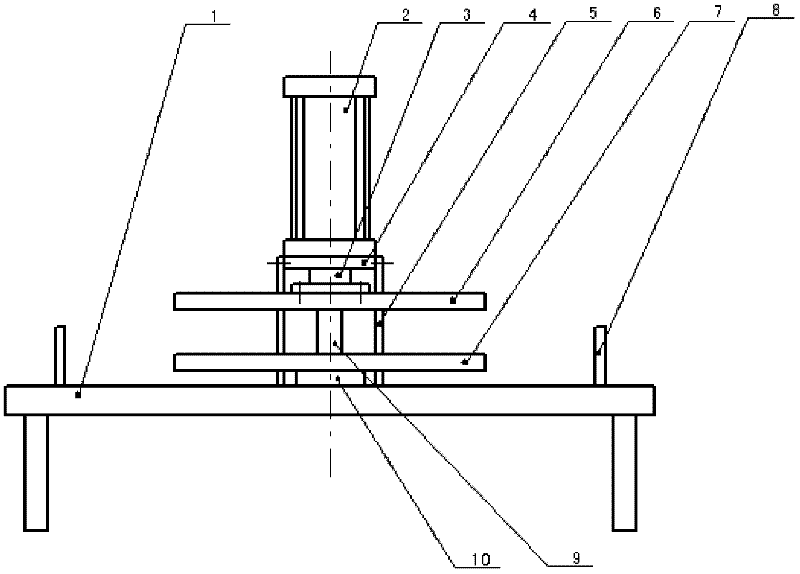 Pneumatic press-connection machine for iron protection pipe of wiring harness