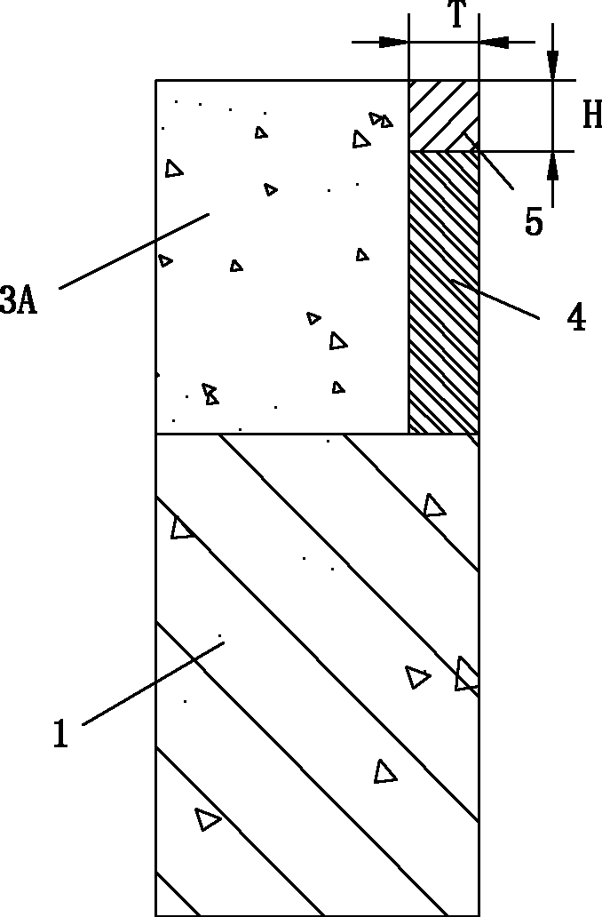 Method for pouring house grade level