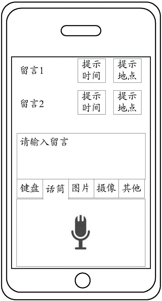 Message prompting method and device