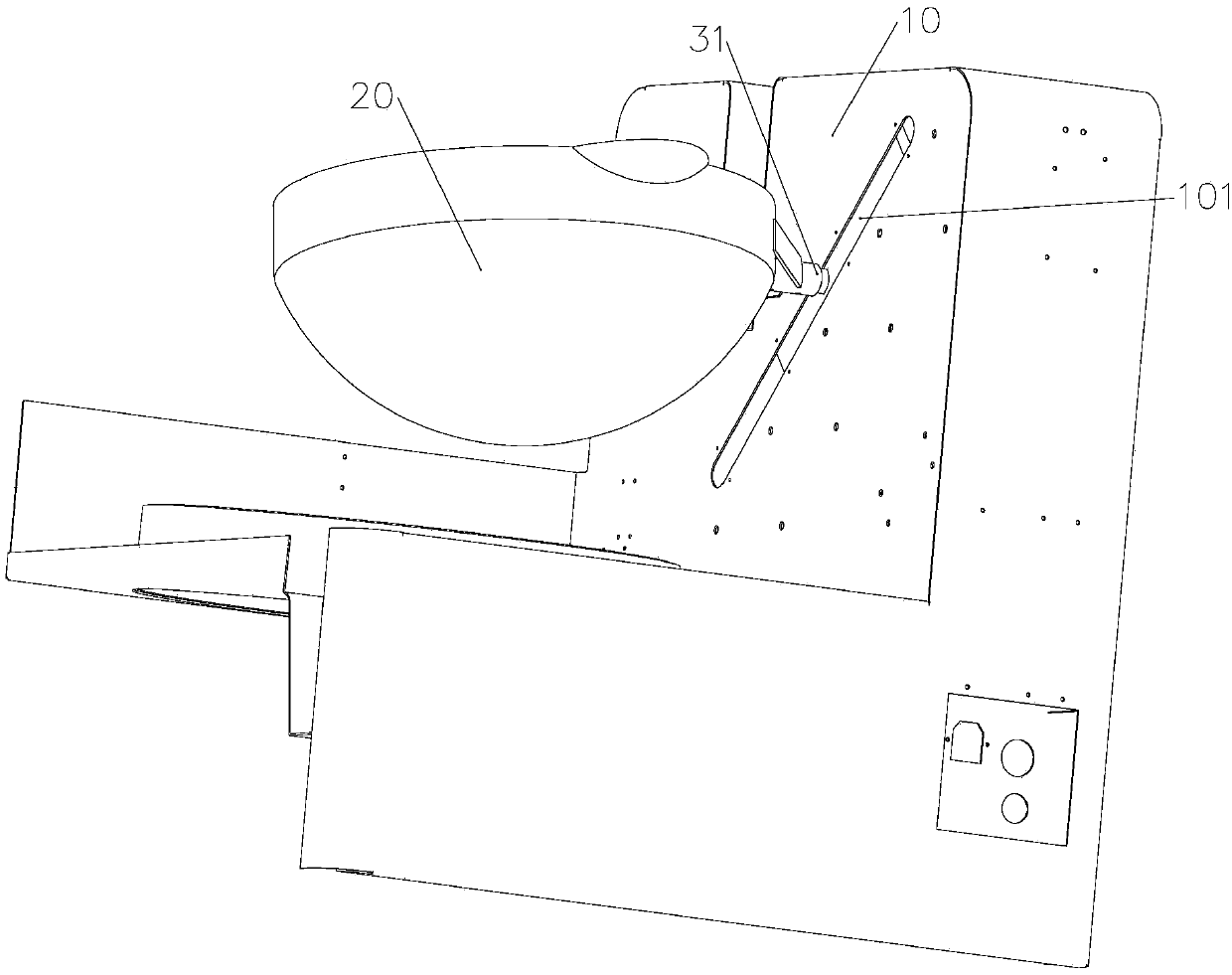 Expansion sealing structure