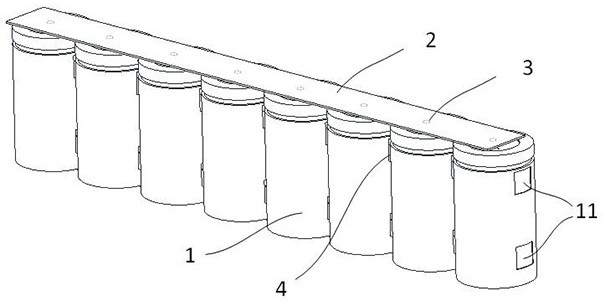 Battery row, battery pack and manufacturing methods of battery row and battery pack