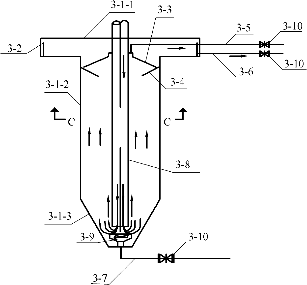 Three-stage methane preparation device and method by utilizing surplus sludge