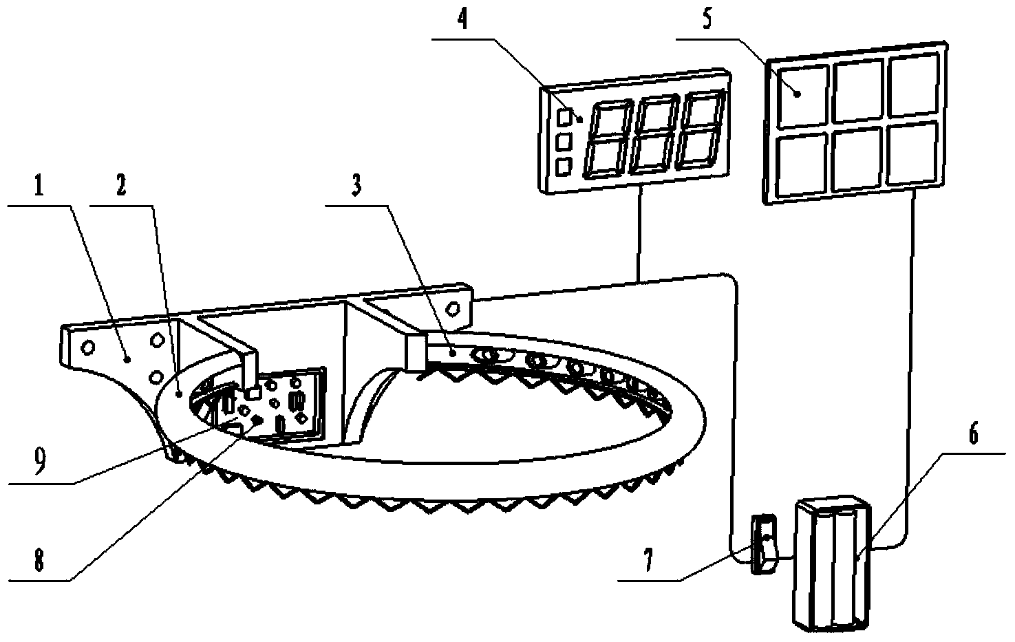 Basket capable of judging scoring and counting