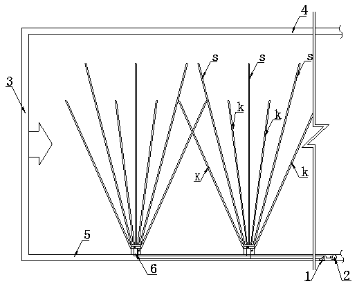 Refection reducing and outburst eliminating method for deep-hole hydraulic fracture driving gas shallow hole extraction