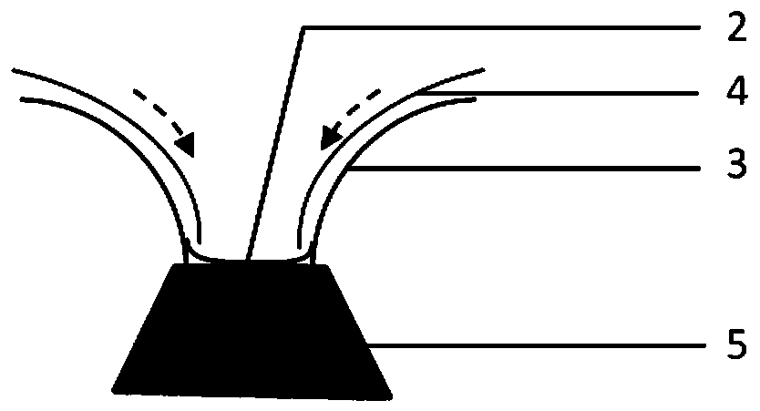 Rainwater diversion facility for breeding greenhouse