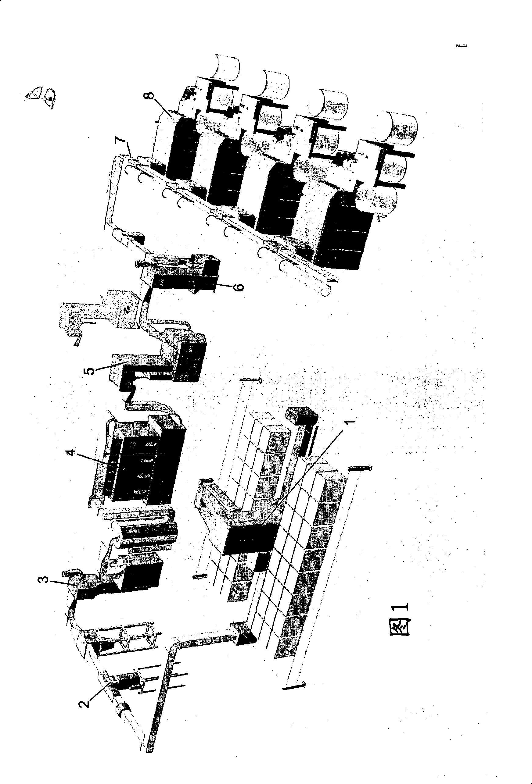 Aggregate unit for bundle fiber and feeding bundle fiber into carding machine