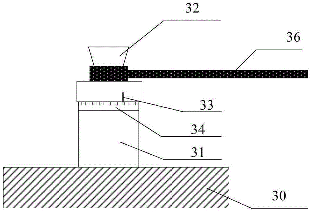 Online compression amount measurement method for seal ring of small solid rocket