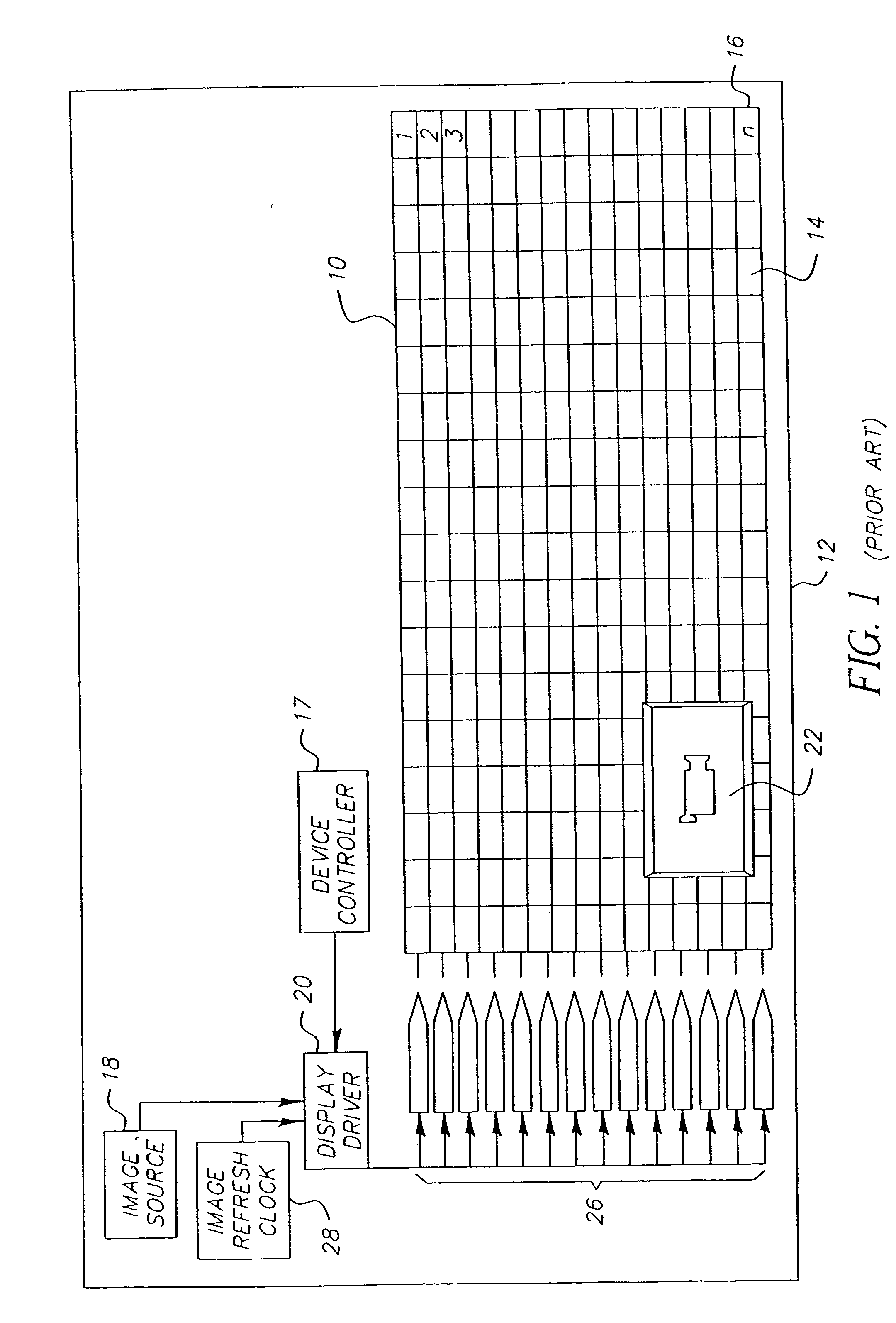 Display driver and method for driving an emissive video display