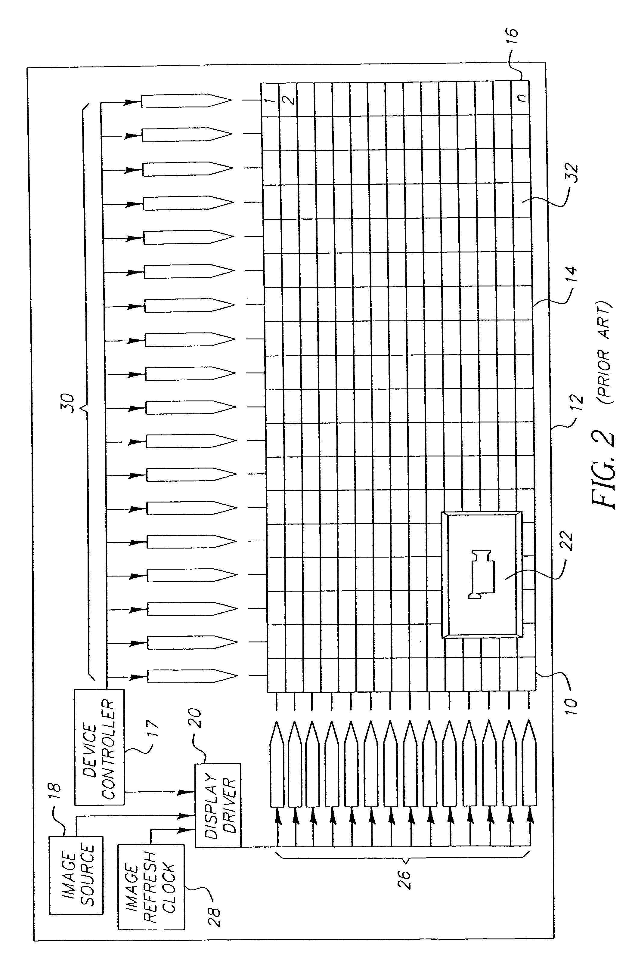 Display driver and method for driving an emissive video display