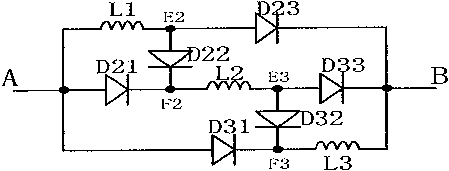 Magnetism integration DC/DC conversion boosting type transmission ratio expander circuit