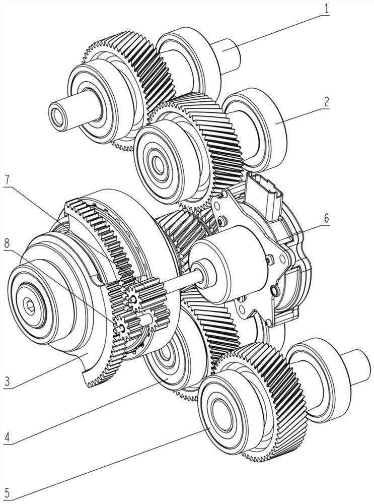 Transfer case device and vehicle