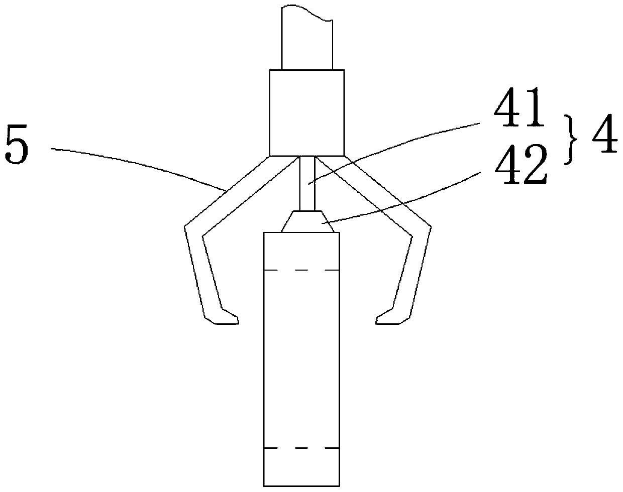 A sampling method for an automatic sampling manipulator used for bearing ring parts