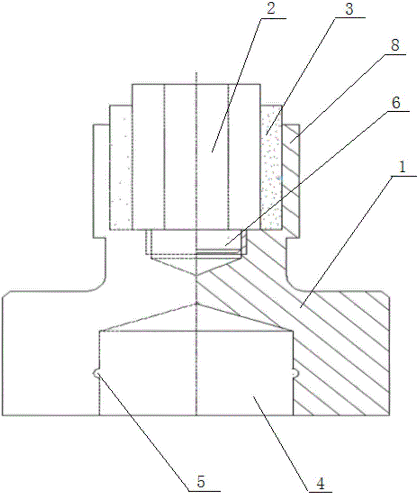 Screwing tool for automatically tagging inner hexagonal bolt