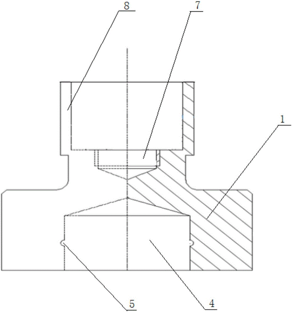 Screwing tool for automatically tagging inner hexagonal bolt