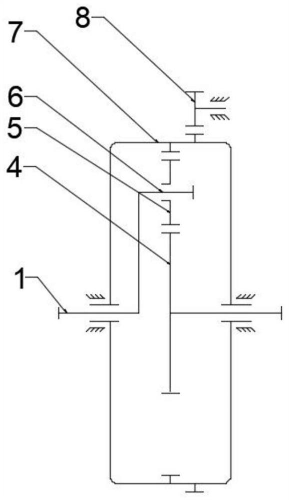 Passive type constant-speed transmission control system and constant-speed control method for wind generating set