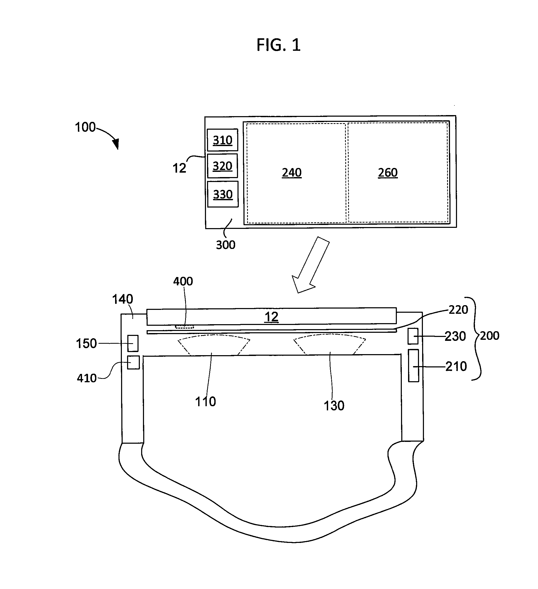 Method and system for reducing motion blur when experiencing virtual or augmented reality environments