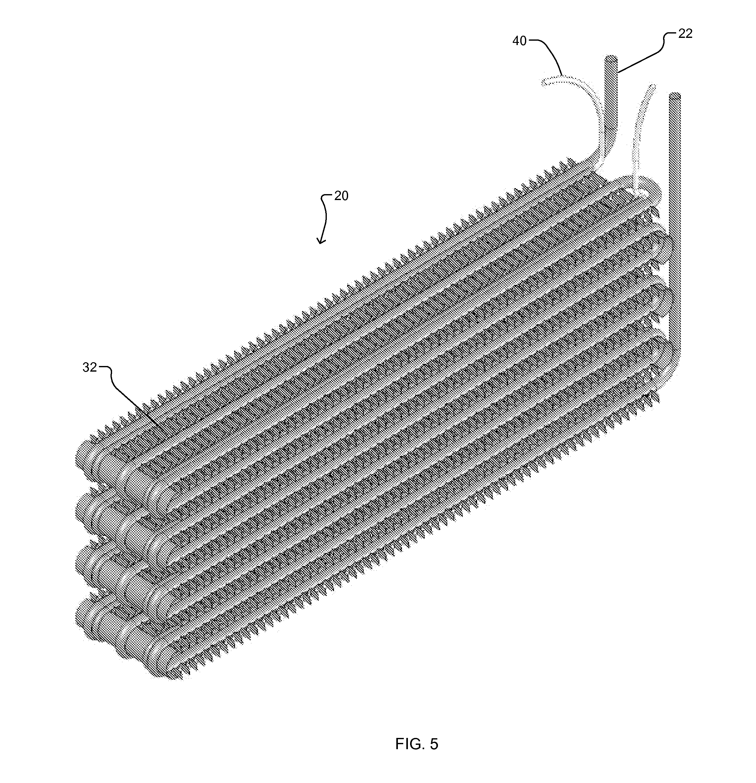 Integral evaporator and defrost heater system