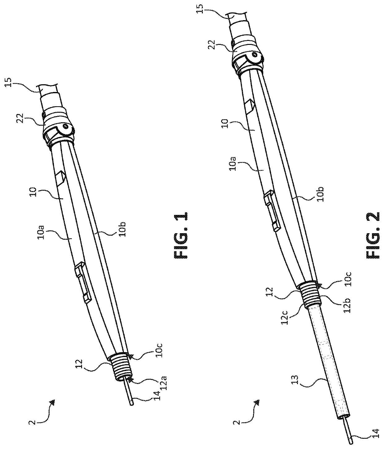 Smoke evacuation electrosurgical pencil with adjustable electrode and vent tube