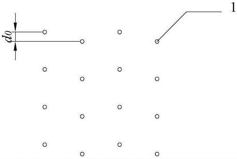 Columnar jointed rock mass slope anchor cable supporting method